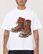 Mockup Boxy Heavyweight Tee White male close-up 06