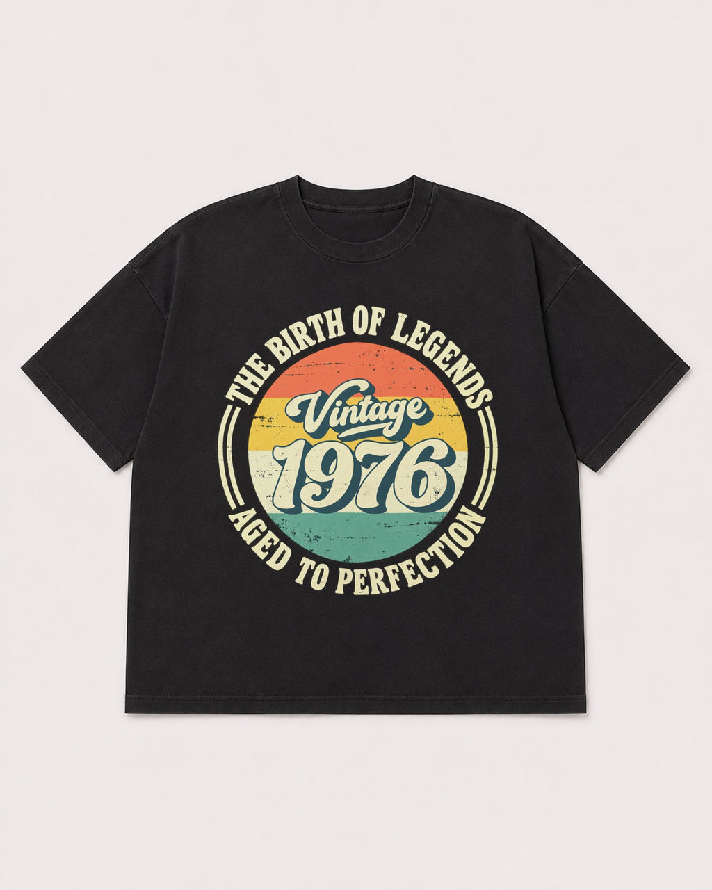 Mockup Boxy Heavyweight Tee Black product