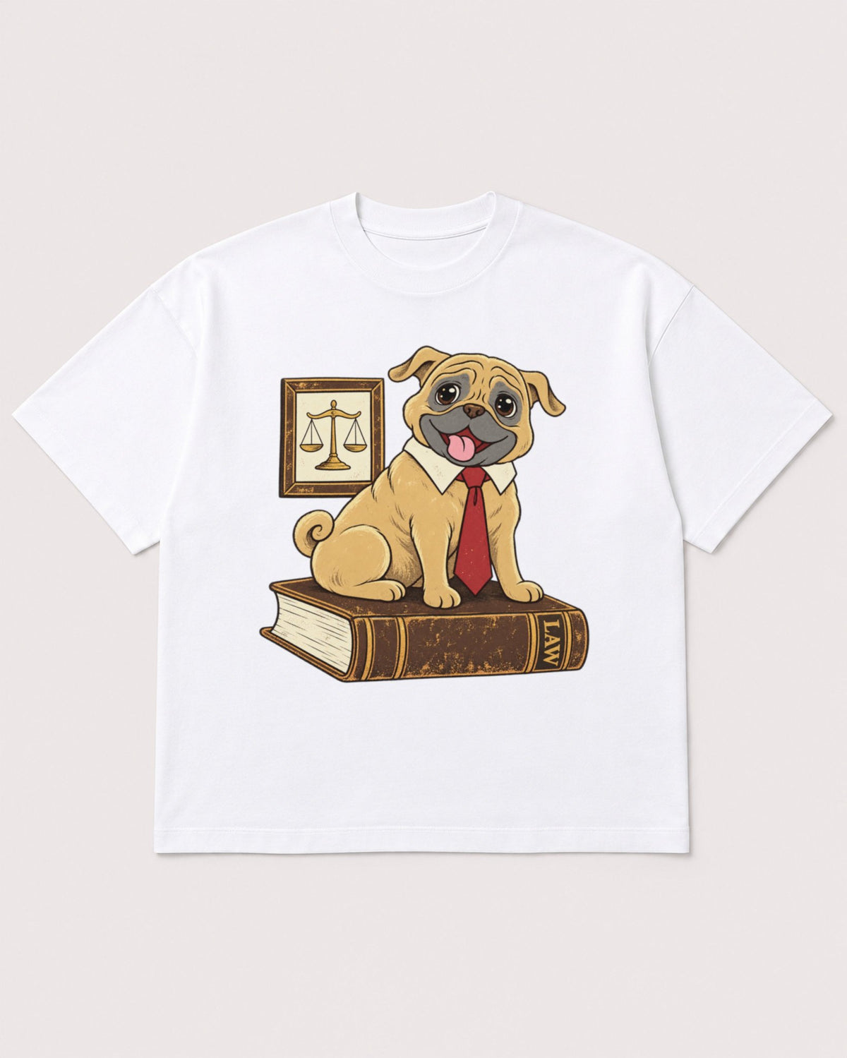Mockup Boxy Heavyweight Tee White product