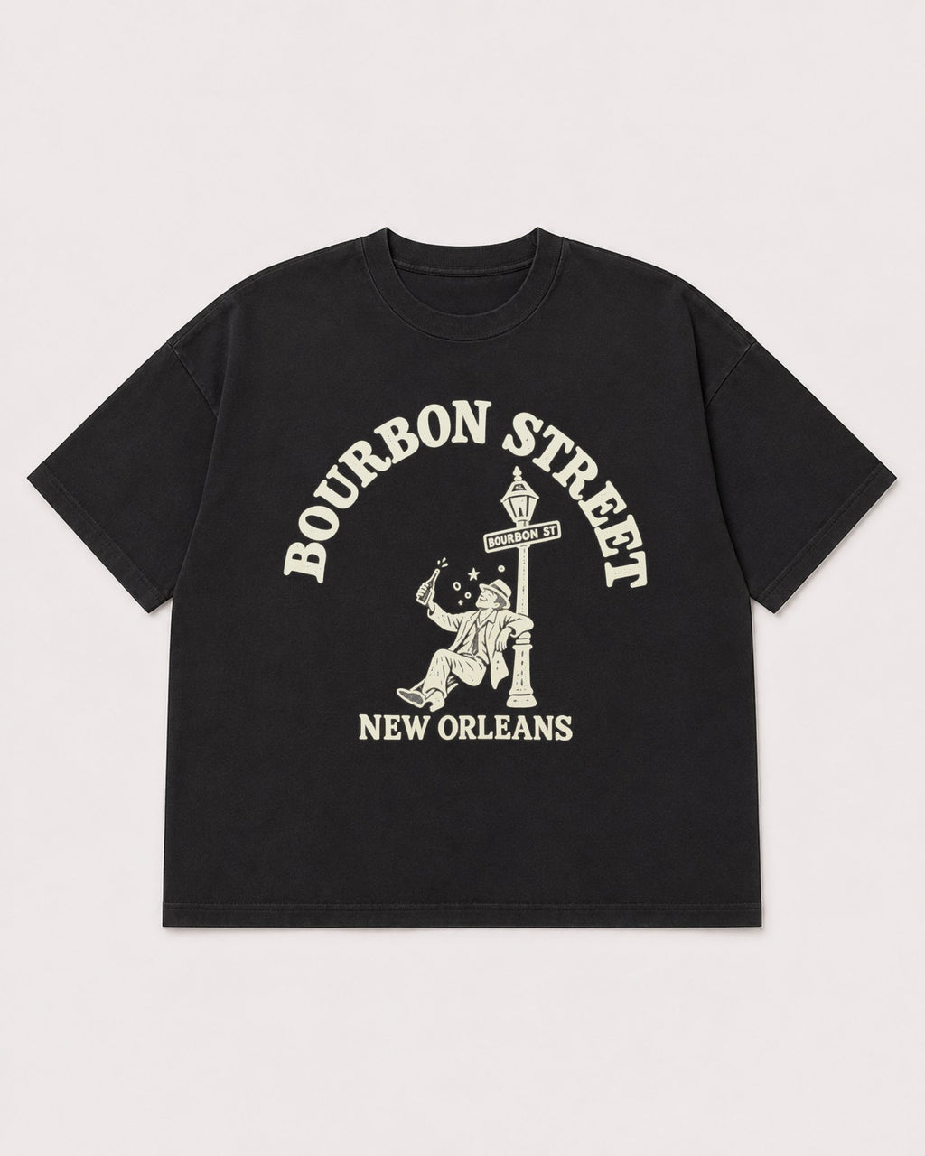 Mockup Boxy Heavyweight Tee Black product