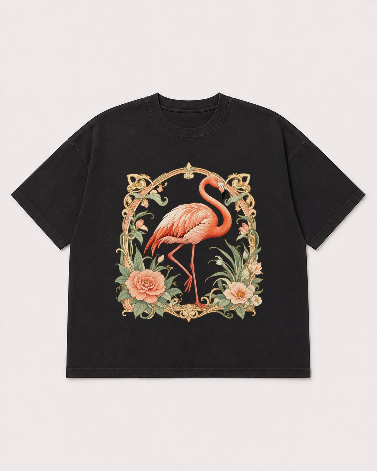 Mockup Boxy Heavyweight Tee Black product