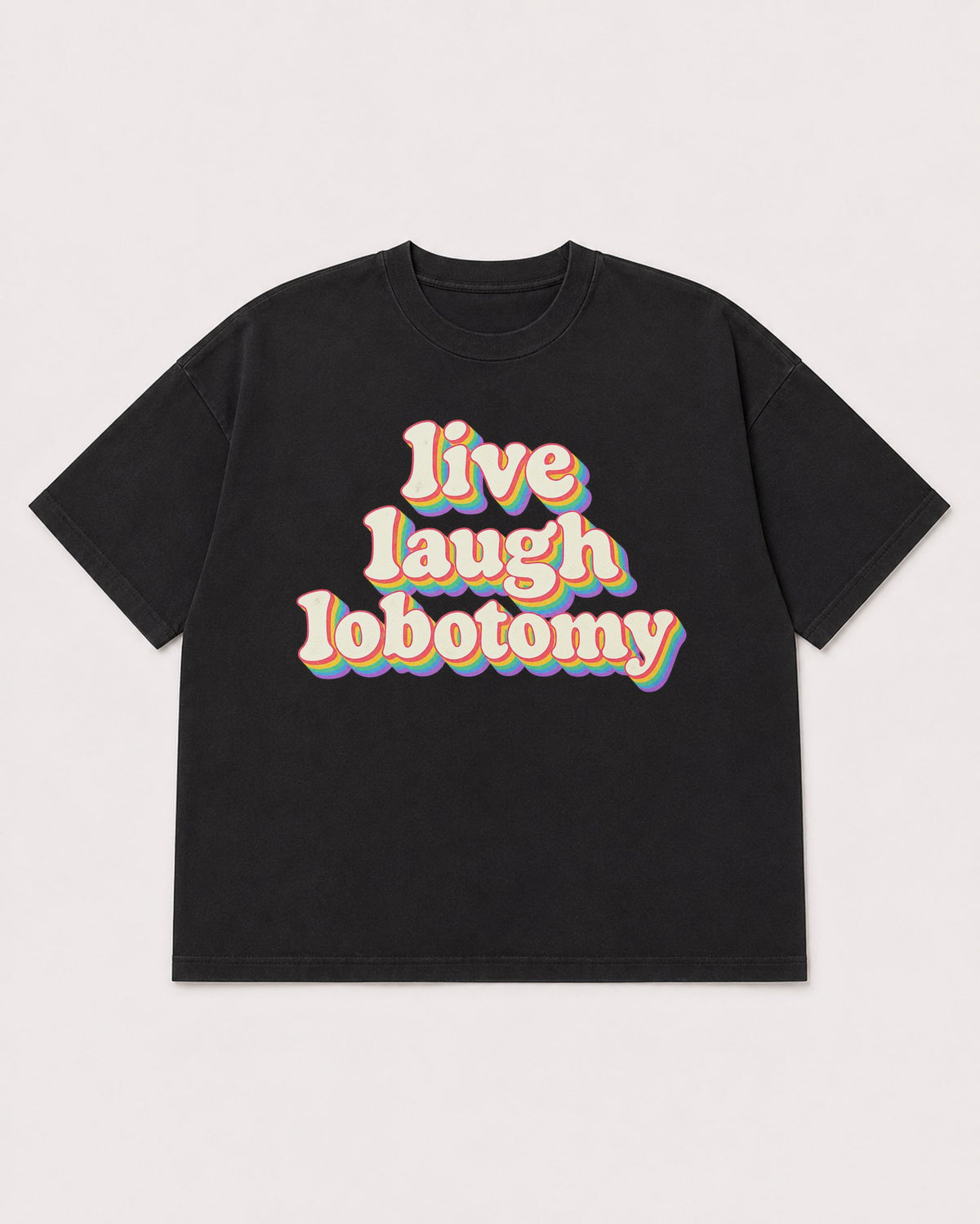 Mockup Boxy Heavyweight Tee Black product