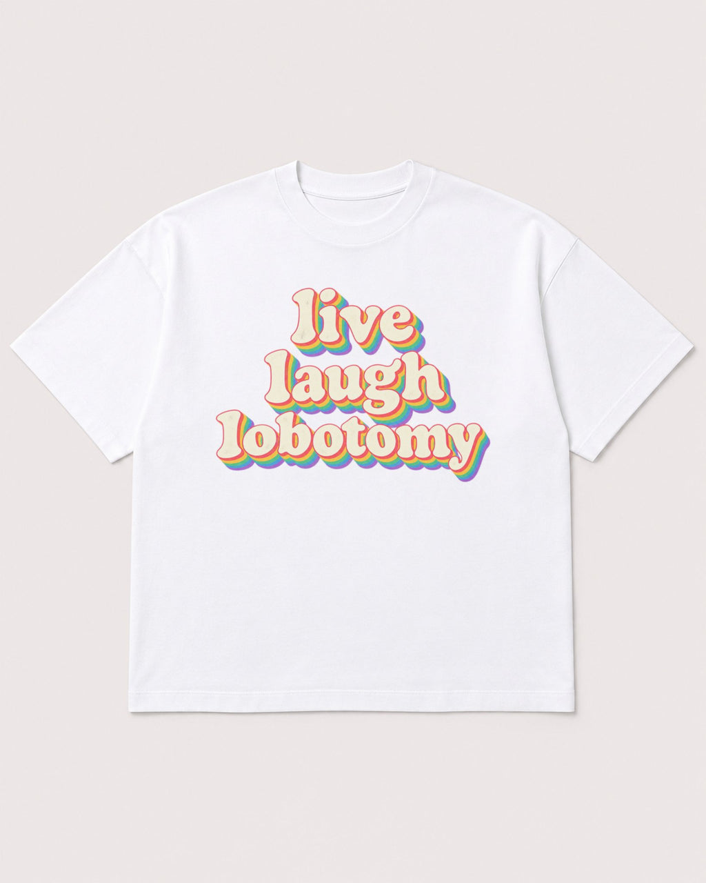 Mockup Boxy Heavyweight Tee White product