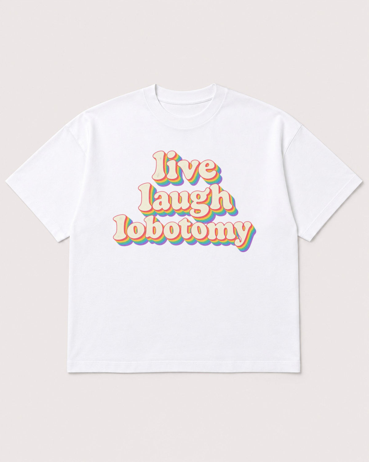 Mockup Boxy Heavyweight Tee White product
