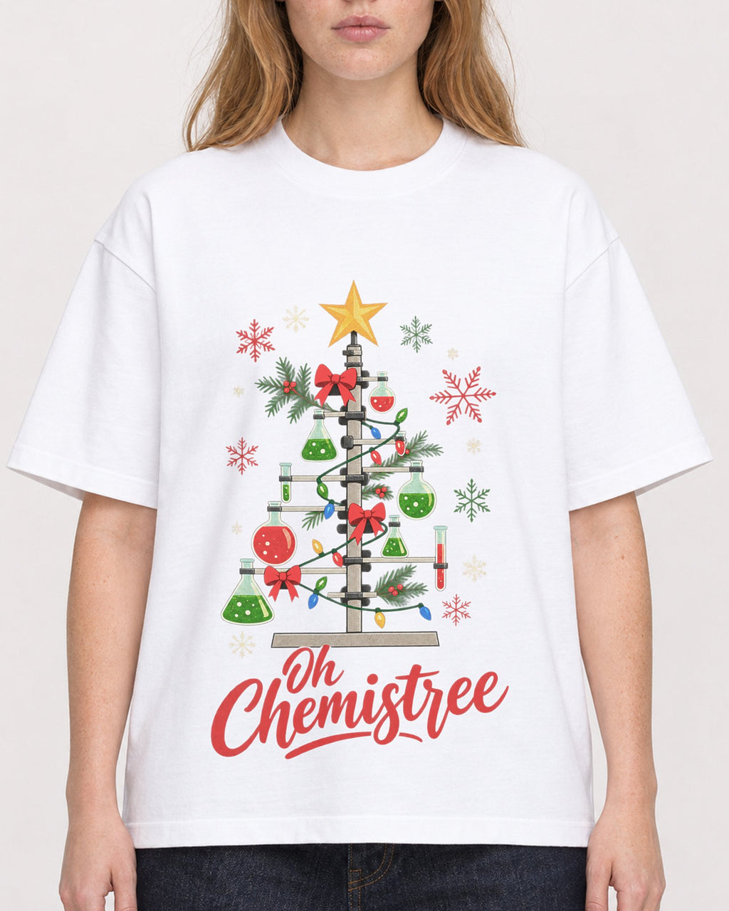 Mockup Boxy Heavyweight Tee White female close-up 49