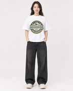 Mockup Boxy Heavyweight Tee White female full-body 03