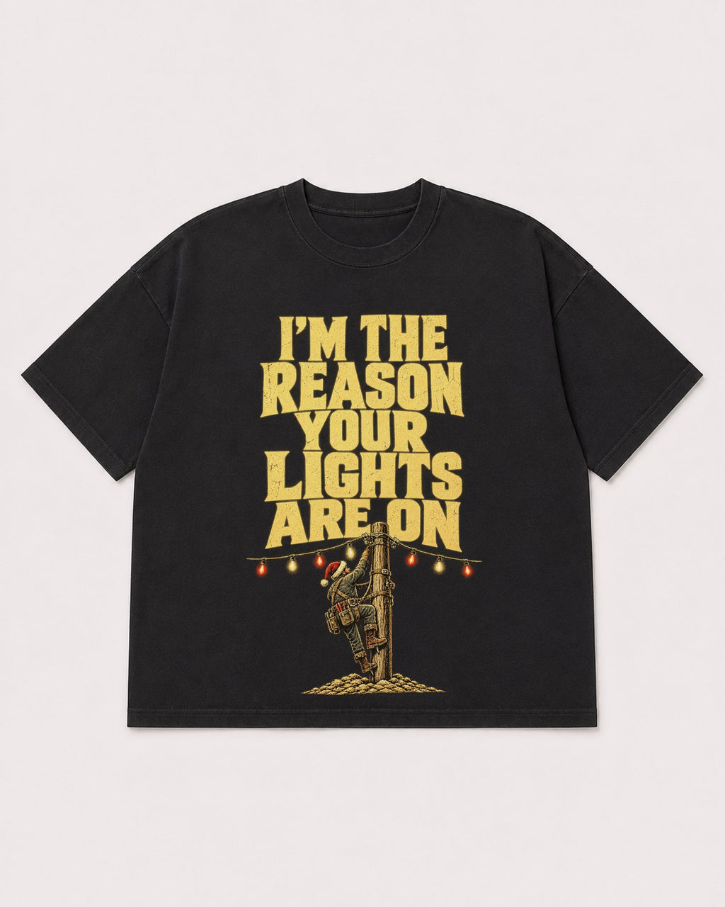 Mockup Boxy Heavyweight Tee Black product