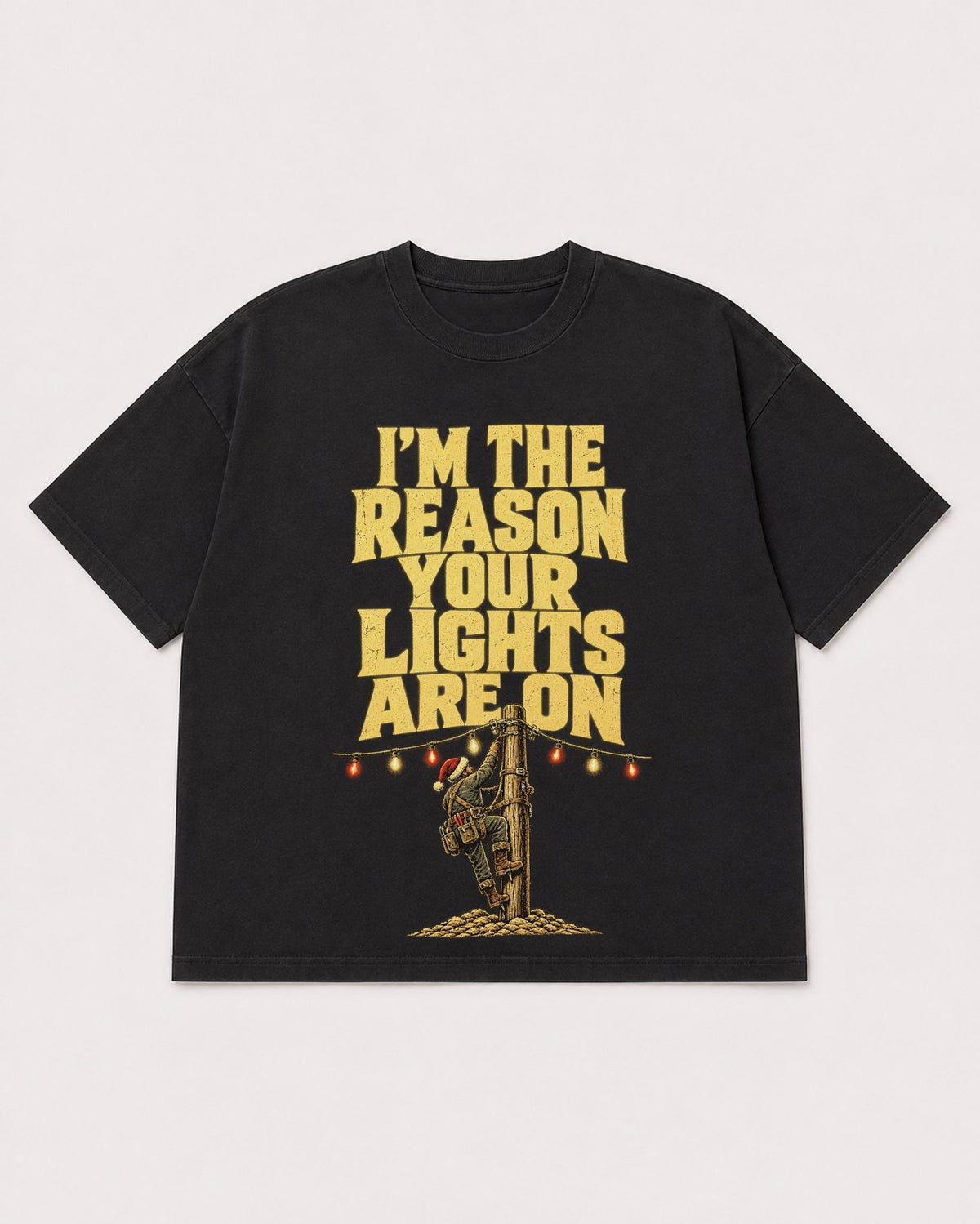 Mockup Boxy Heavyweight Tee Black product