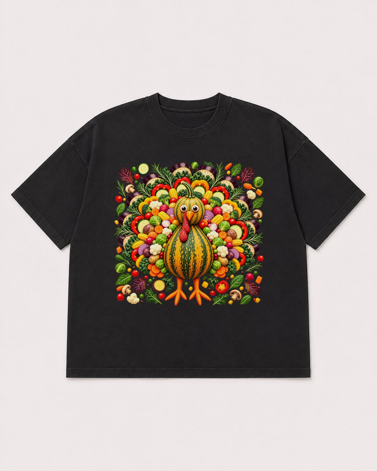 Mockup Boxy Heavyweight Tee Black product