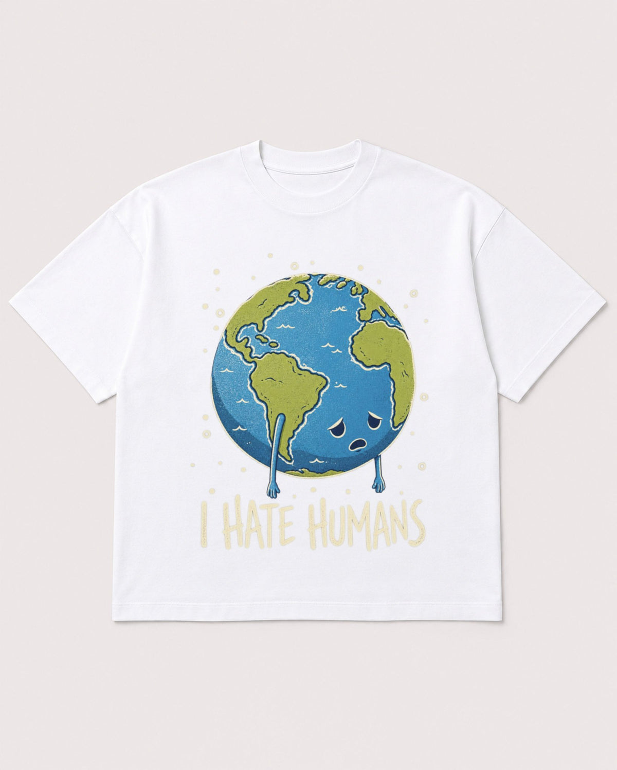 Mockup Boxy Heavyweight Tee White product