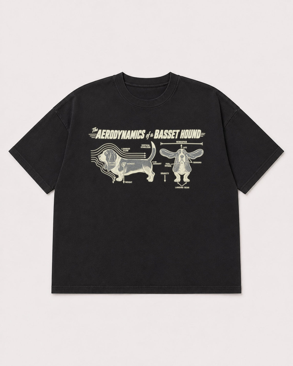 Mockup Boxy Heavyweight Tee Black product