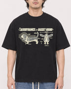 Mockup Boxy Heavyweight Tee Black male close-up 03