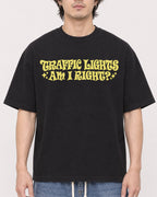 Mockup Boxy Heavyweight Tee Black male close-up 03