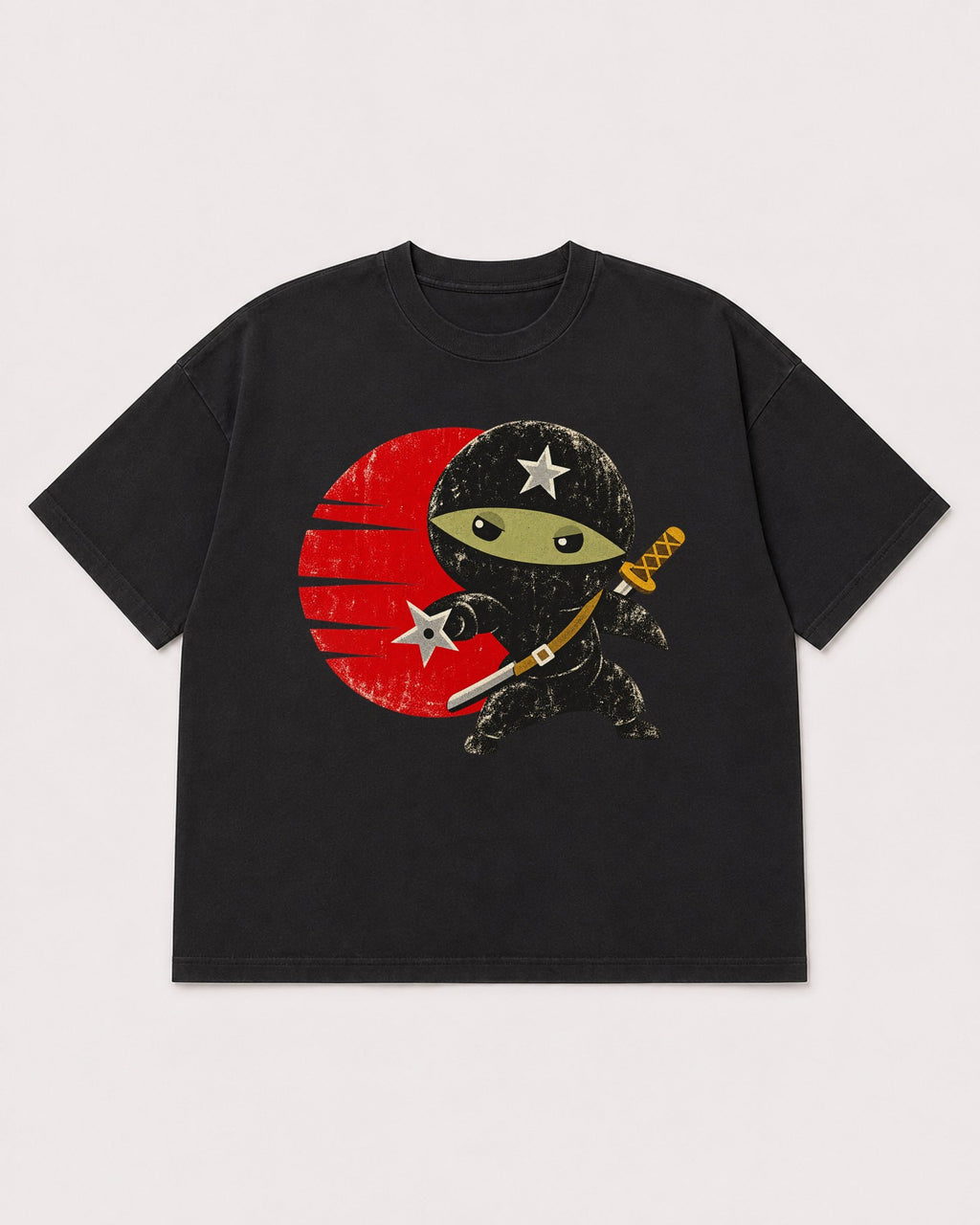 Mockup Boxy Heavyweight Tee Black product