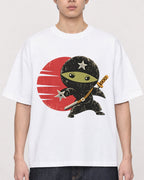 Mockup Boxy Heavyweight Tee White male close-up 01