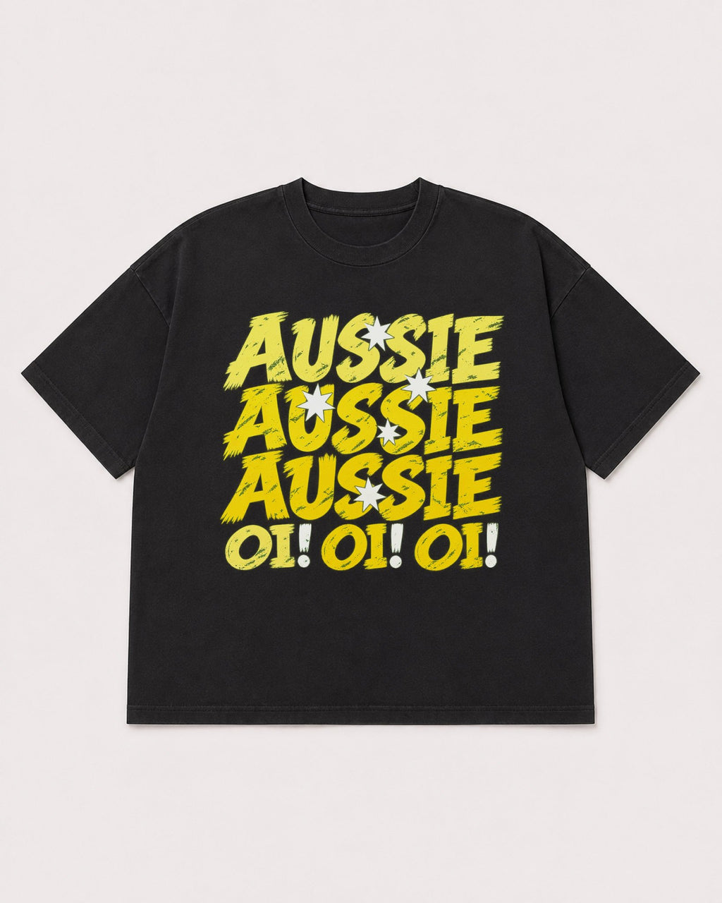 Mockup Boxy Heavyweight Tee Black product