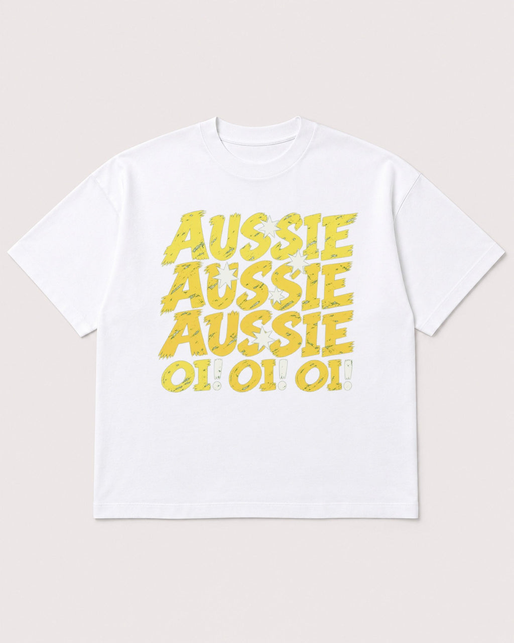Mockup Boxy Heavyweight Tee White product