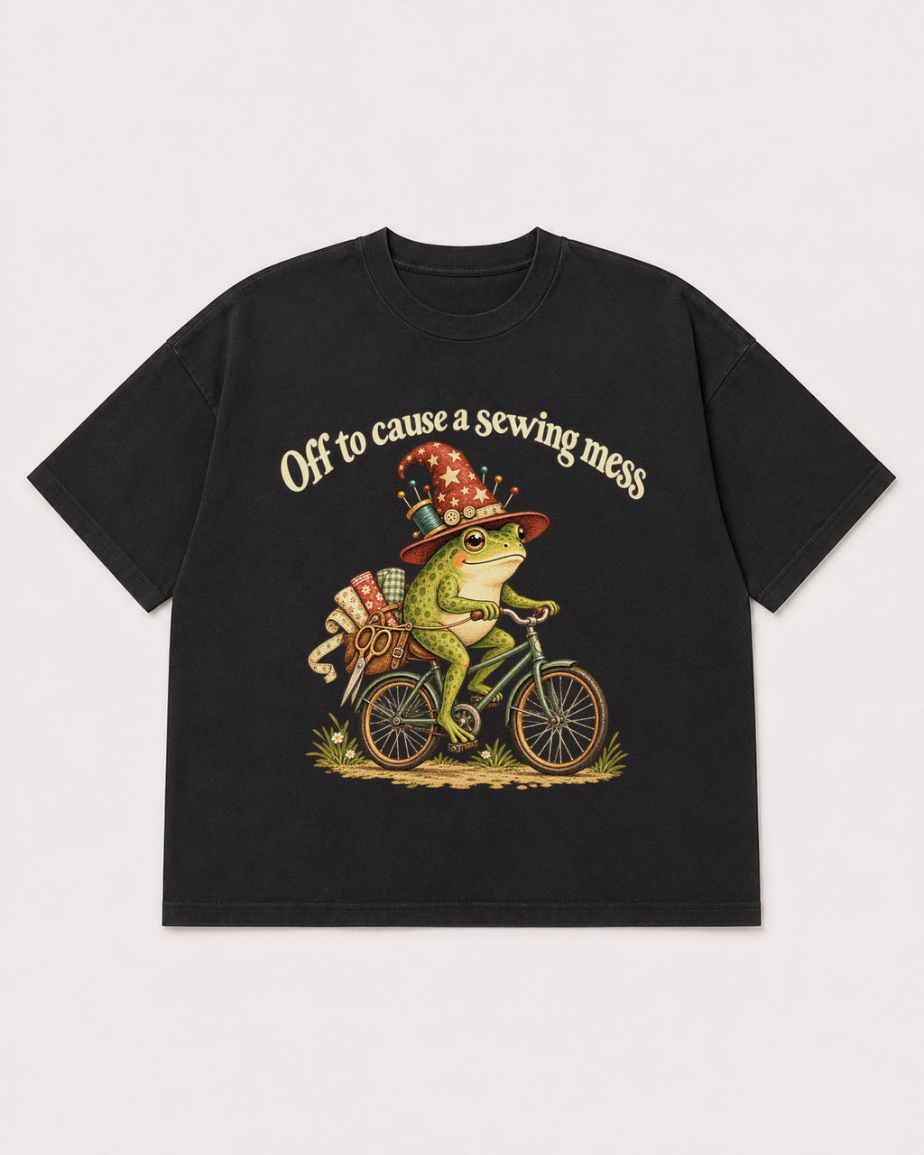 Mockup Boxy Heavyweight Tee Black product