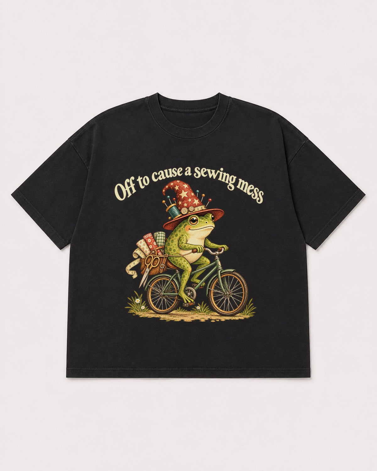 Mockup Boxy Heavyweight Tee Black product