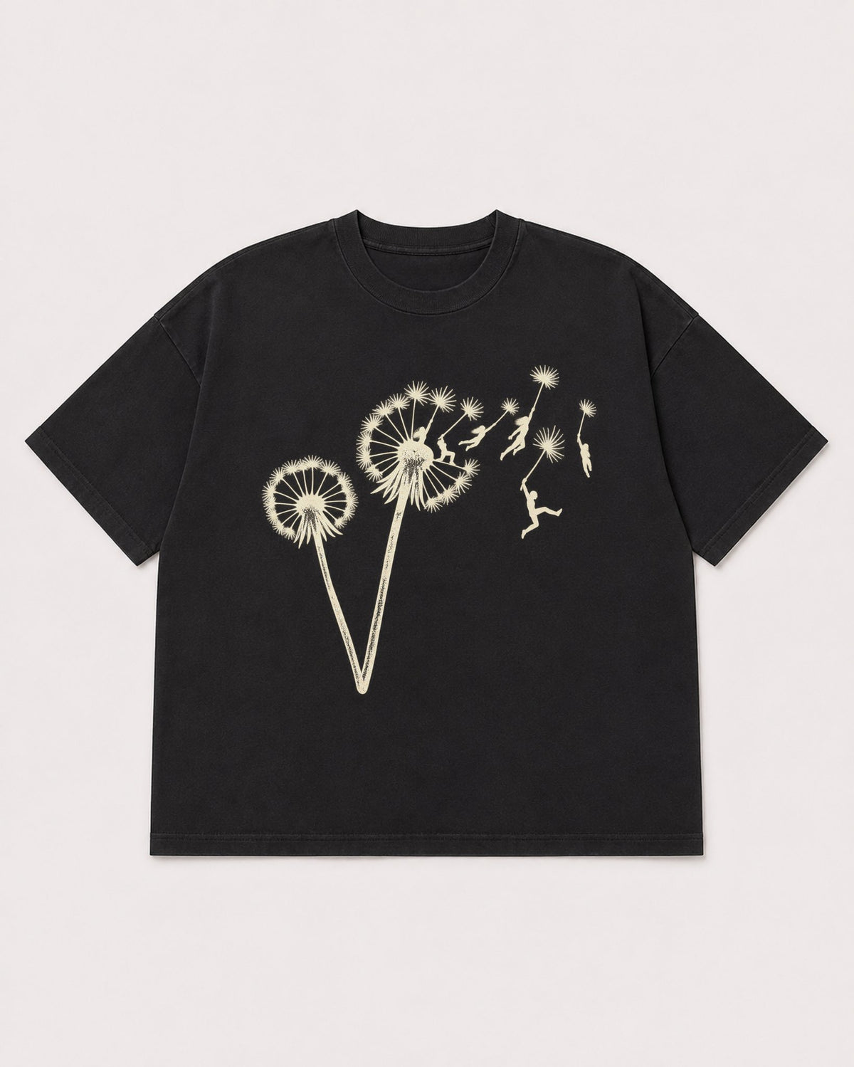 Mockup Boxy Heavyweight Tee Black product
