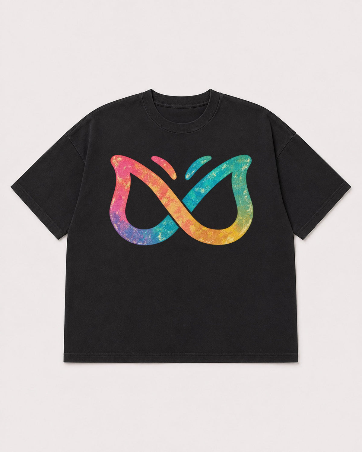 Mockup Boxy Heavyweight Tee Black product