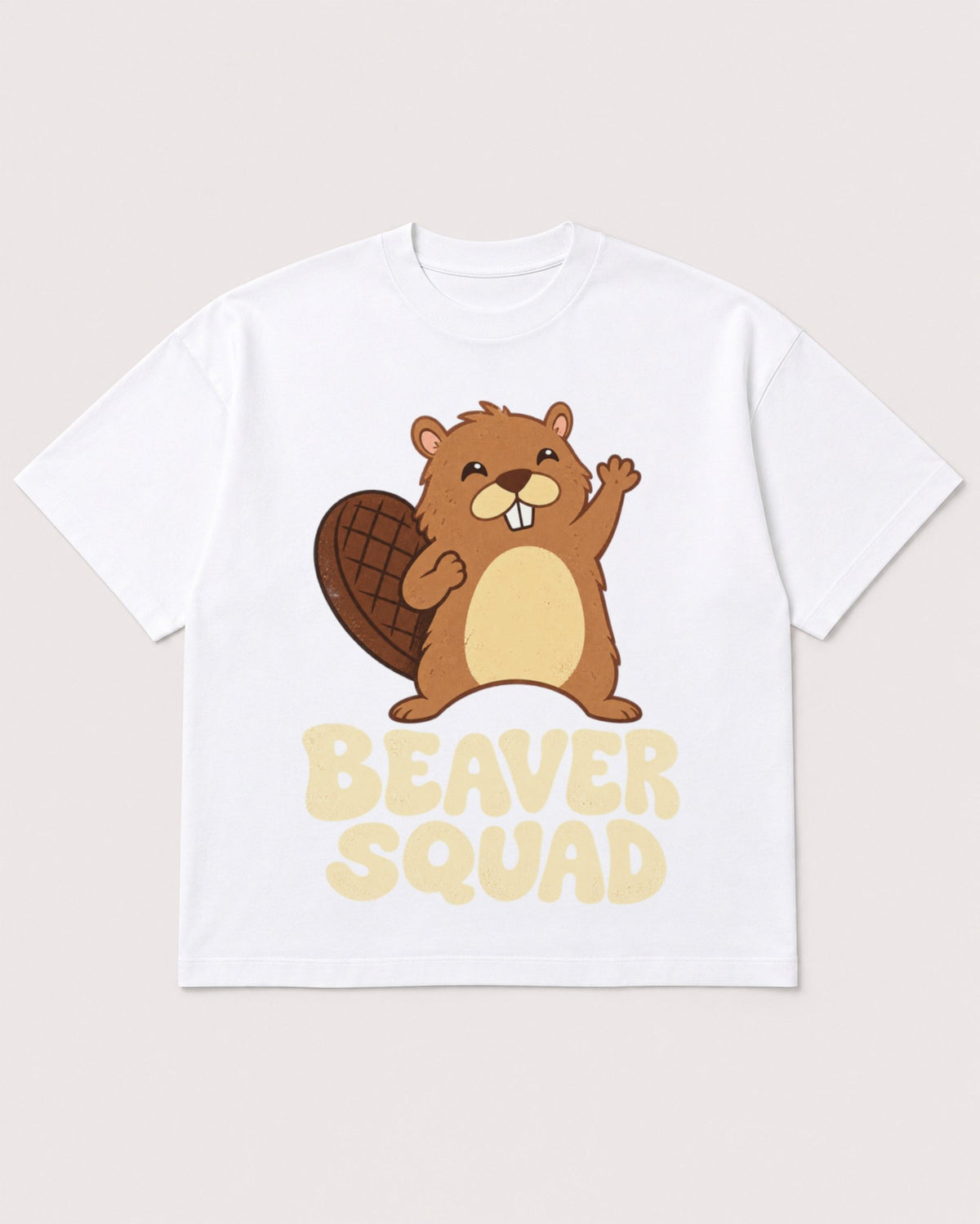 Mockup Boxy Heavyweight Tee White product