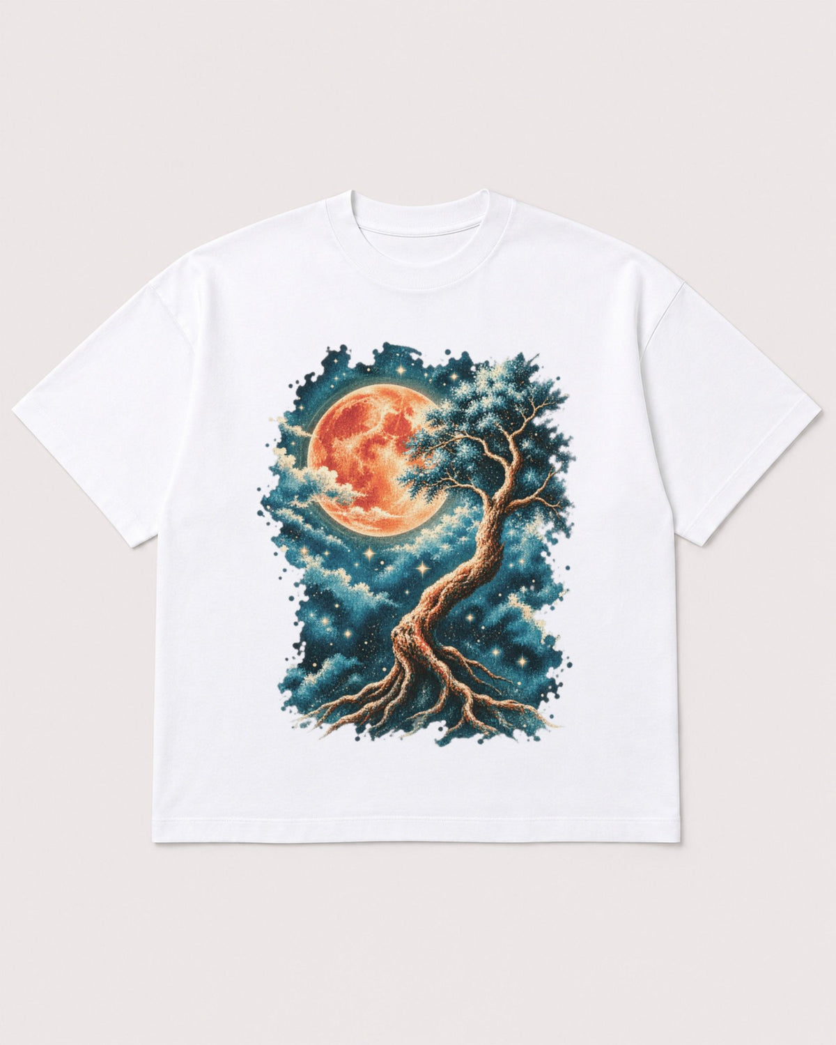 Mockup Boxy Heavyweight Tee White product