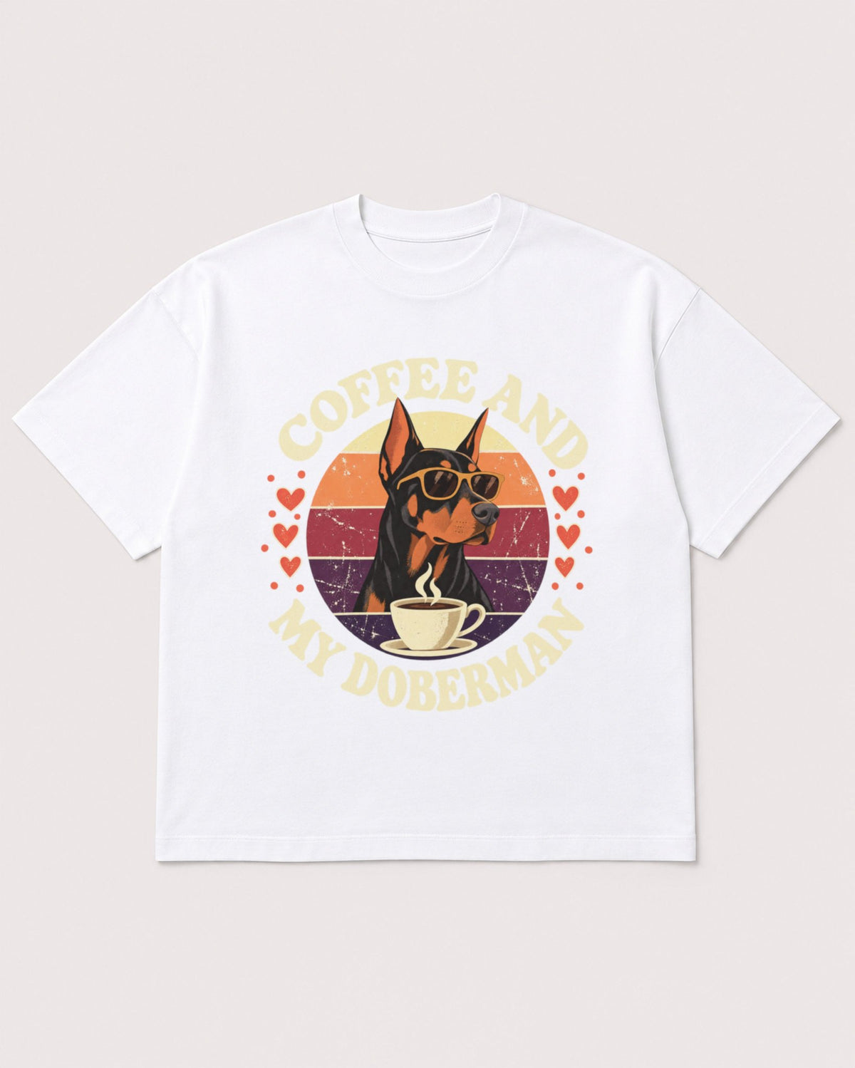 Mockup Boxy Heavyweight Tee White product