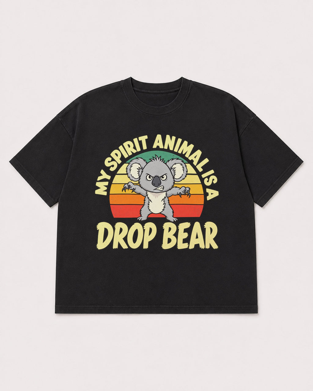 Mockup Boxy Heavyweight Tee Black product
