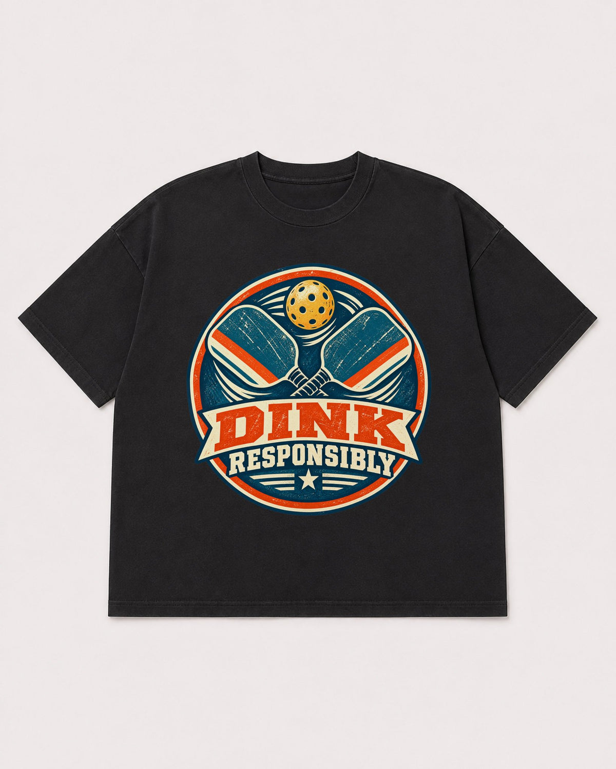 Mockup Boxy Heavyweight Tee Black product