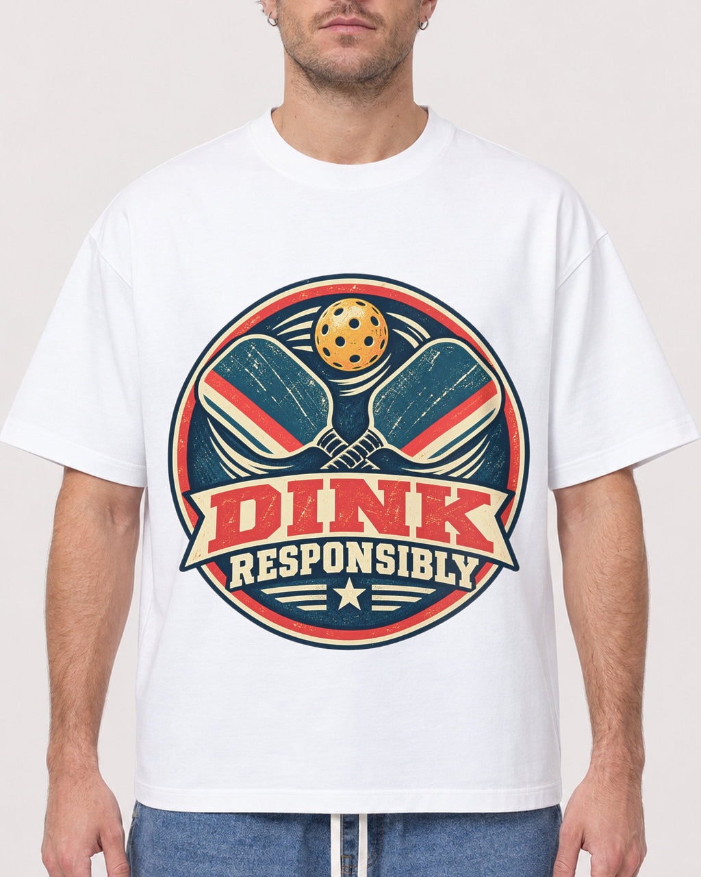 Mockup Boxy Heavyweight Tee White male close-up 08