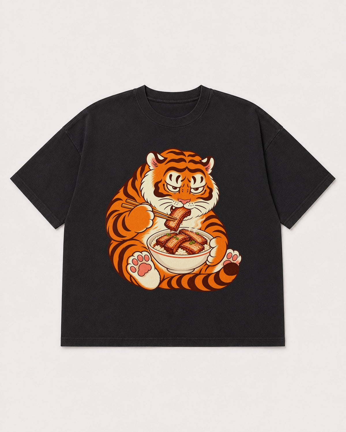 Mockup Boxy Heavyweight Tee Black product
