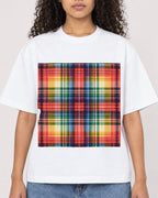 Mockup Boxy Heavyweight Tee White female close-up 10