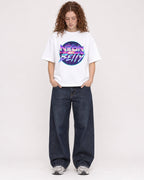 Mockup Boxy Heavyweight Tee White female full-body 09