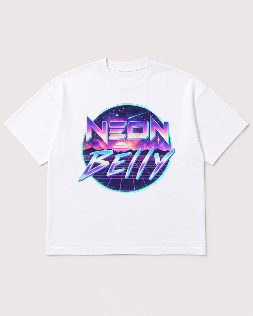 Mockup Boxy Heavyweight Tee White product
