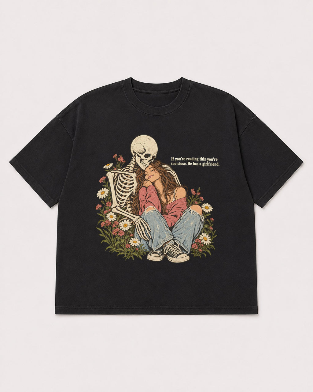 Mockup Boxy Heavyweight Tee Black product