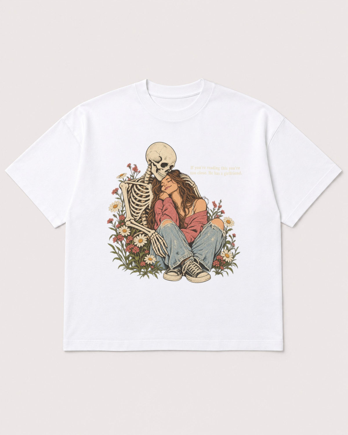 Mockup Boxy Heavyweight Tee White product