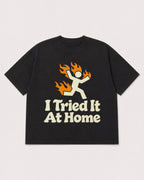 Mockup Boxy Heavyweight Tee Black product