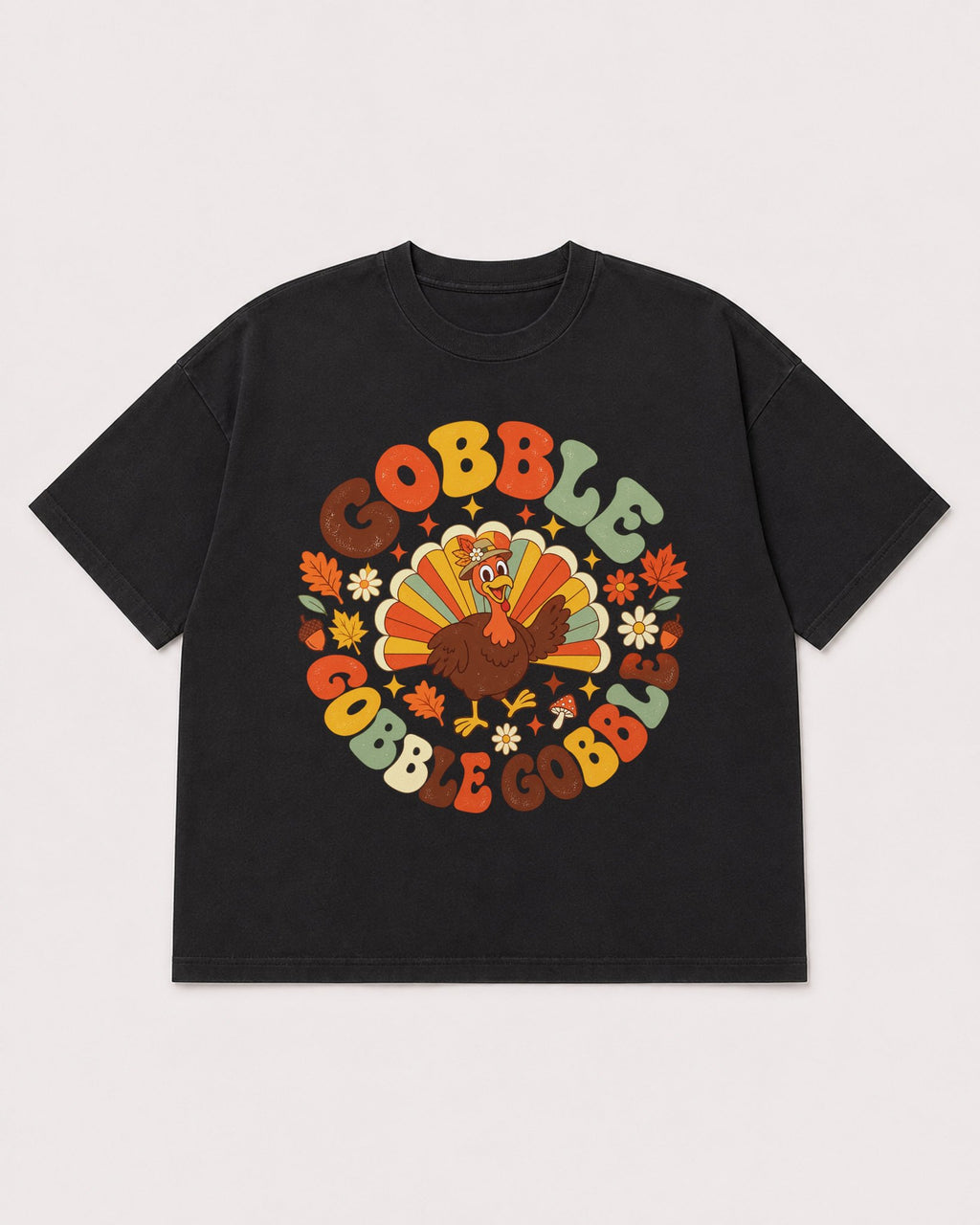 Mockup Boxy Heavyweight Tee Black product