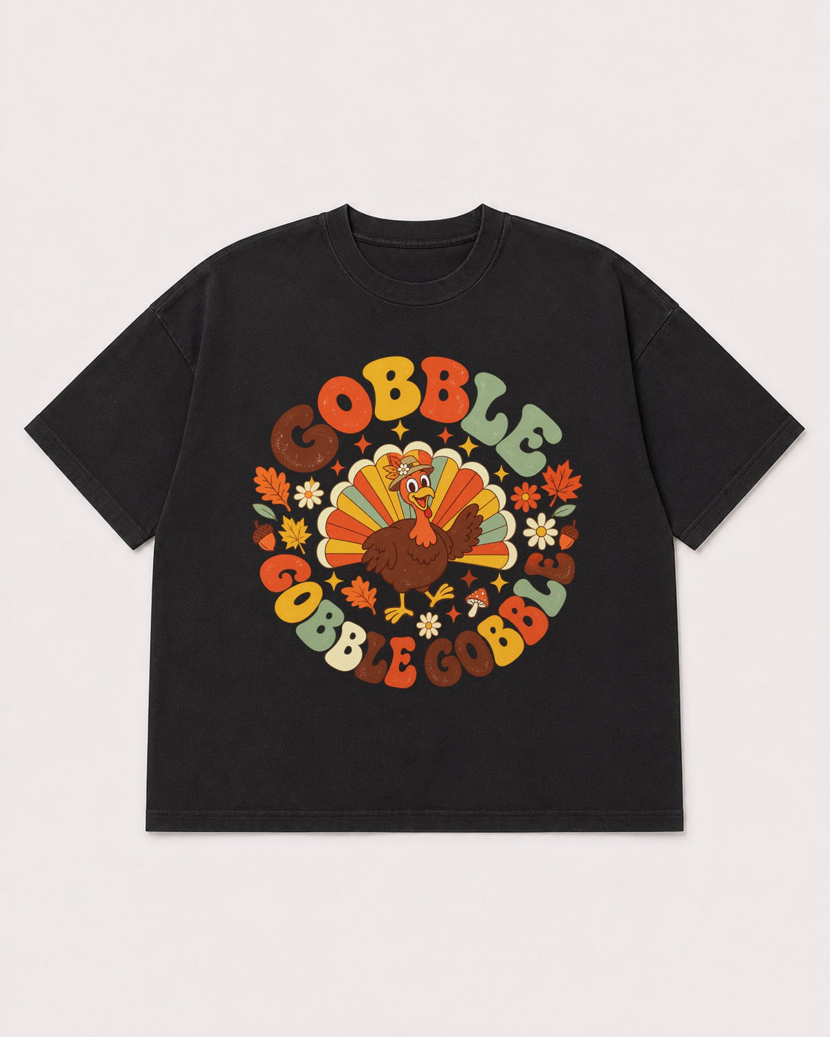 Mockup Boxy Heavyweight Tee Black product