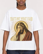 Mockup Boxy Heavyweight Tee White female close-up 44