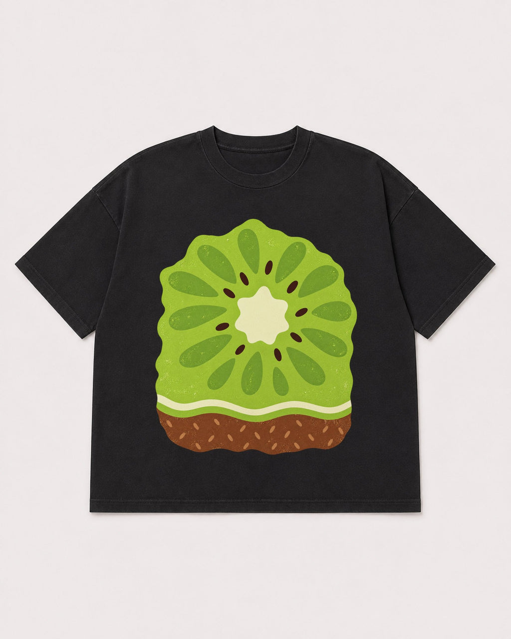 Mockup Boxy Heavyweight Tee Black product