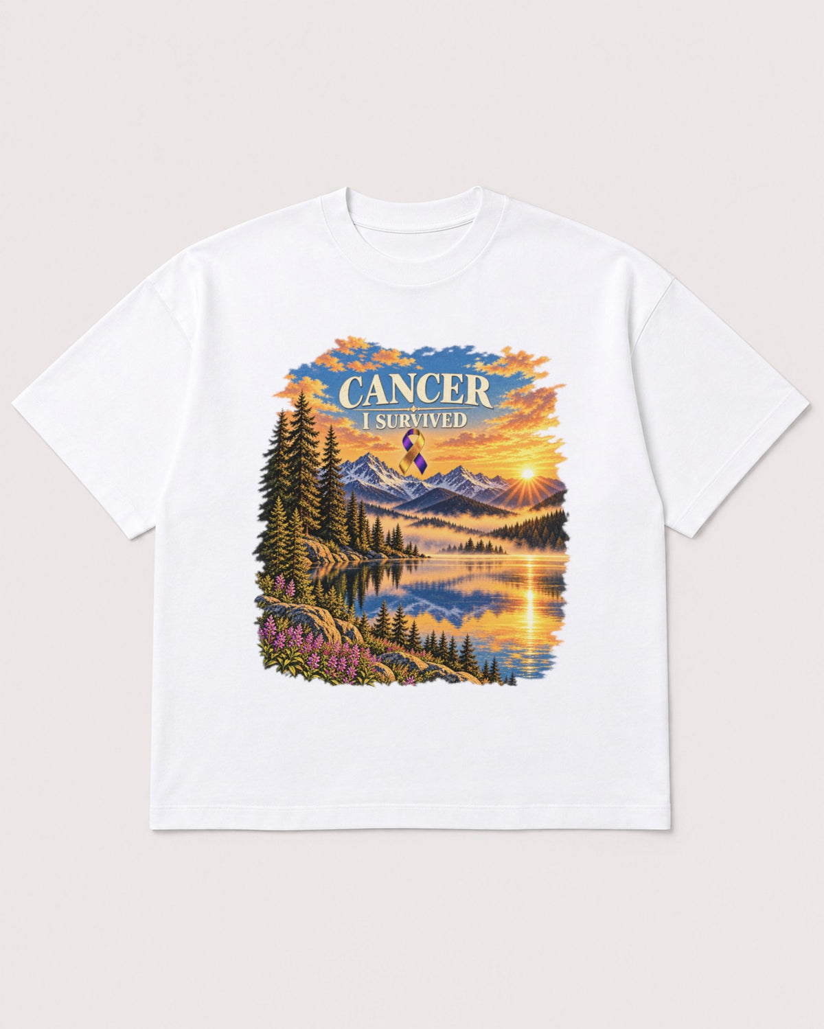 Mockup Boxy Heavyweight Tee White product