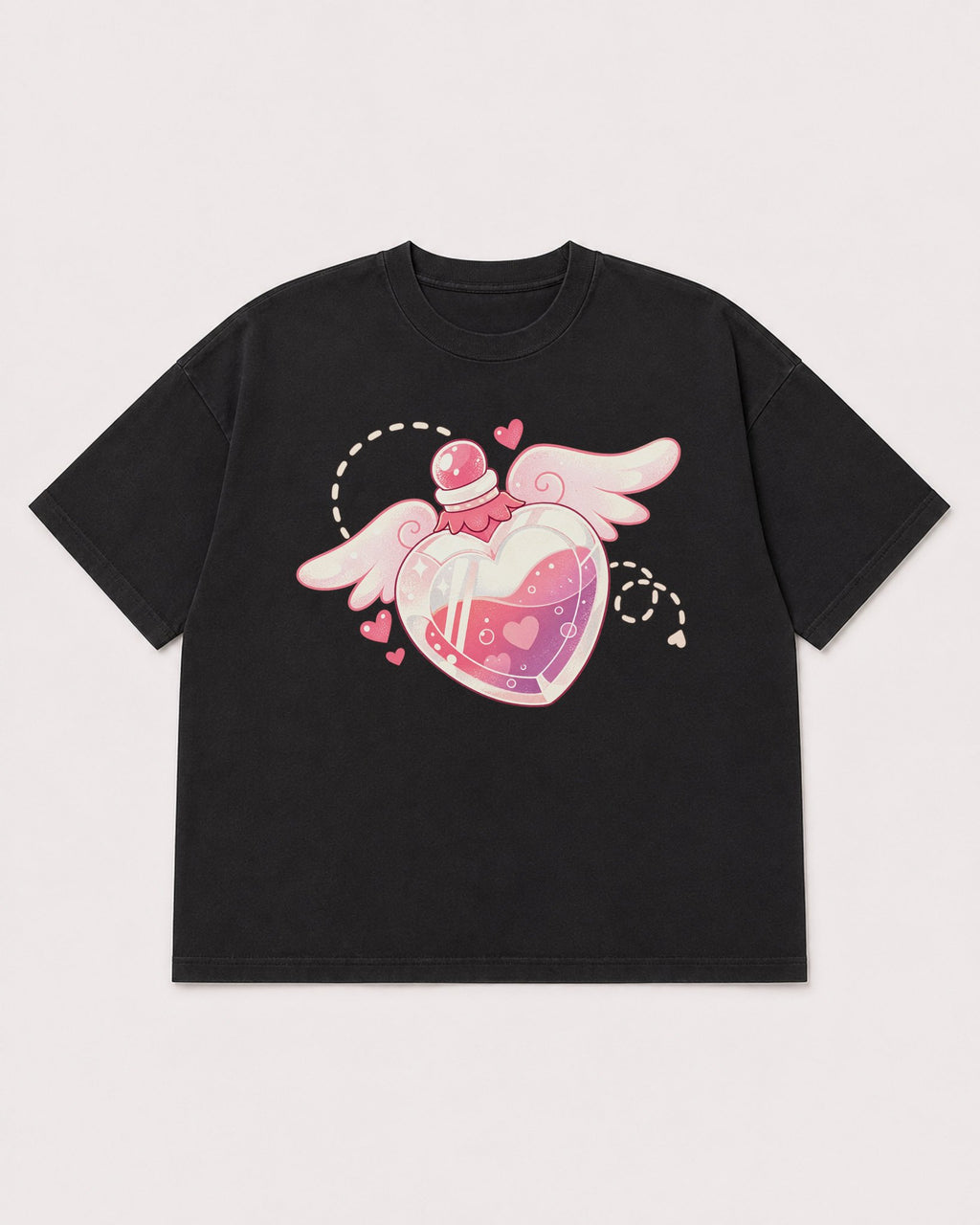 Mockup Boxy Heavyweight Tee Black product