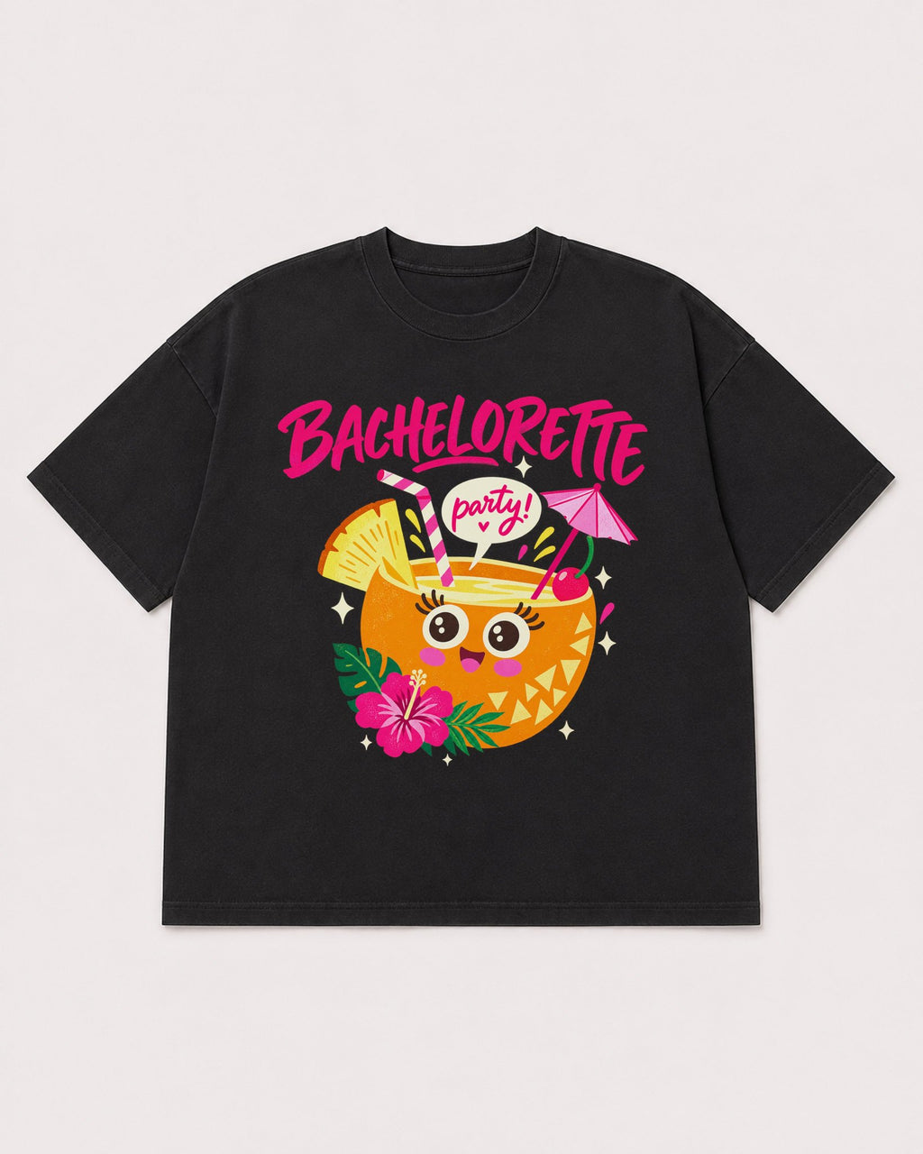 Mockup Boxy Heavyweight Tee Black product