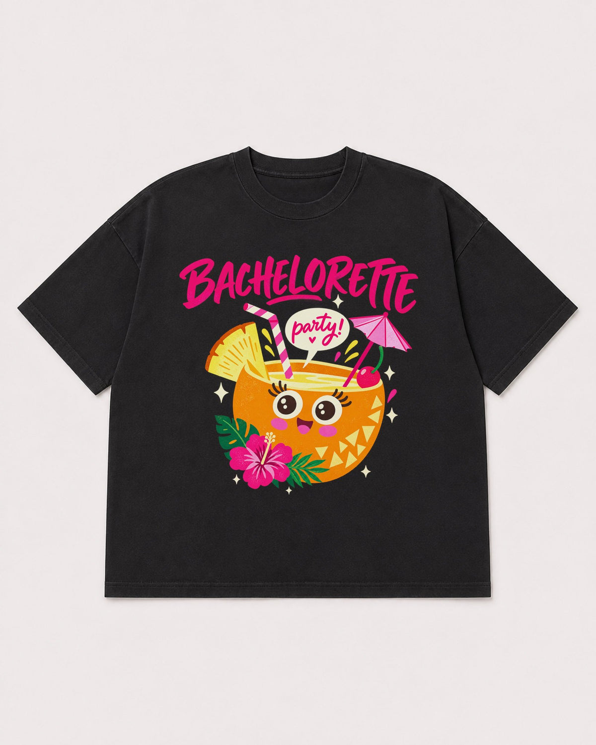 Mockup Boxy Heavyweight Tee Black product