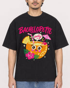 Mockup Boxy Heavyweight Tee Black male close-up 02