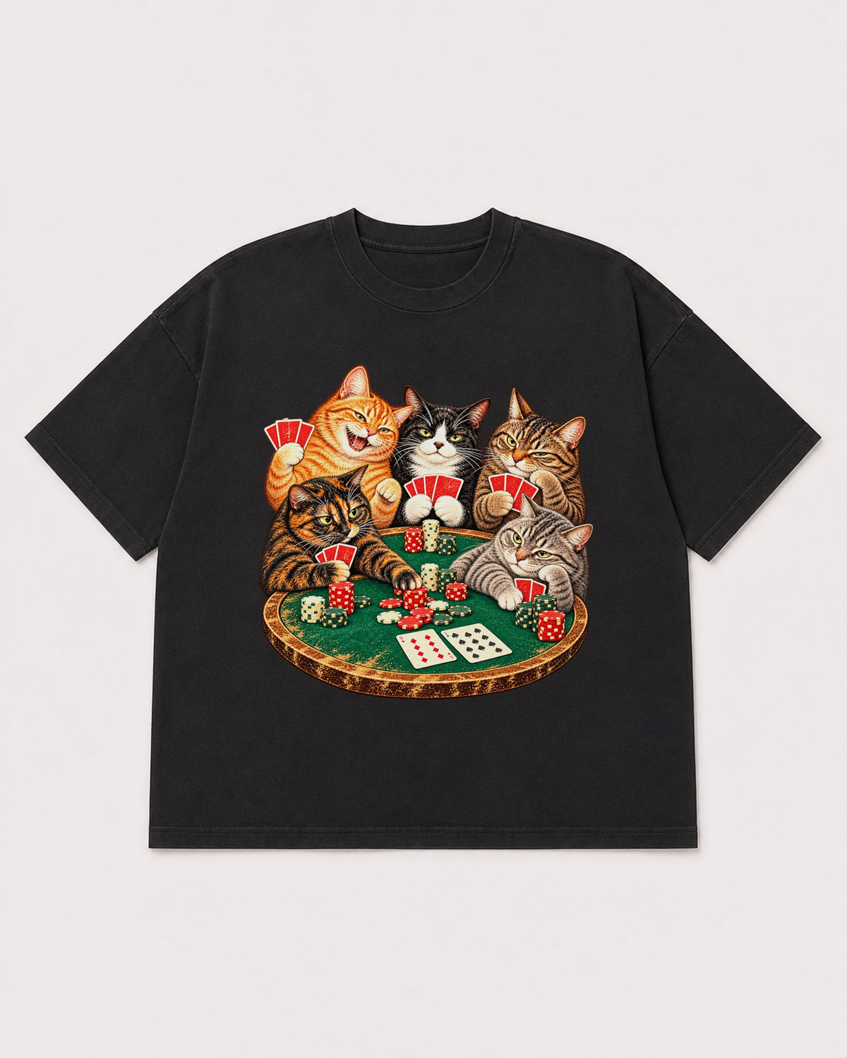 Mockup Boxy Heavyweight Tee Black product