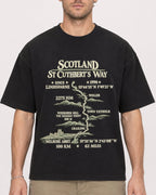 Mockup Boxy Heavyweight Tee Black male close-up 08