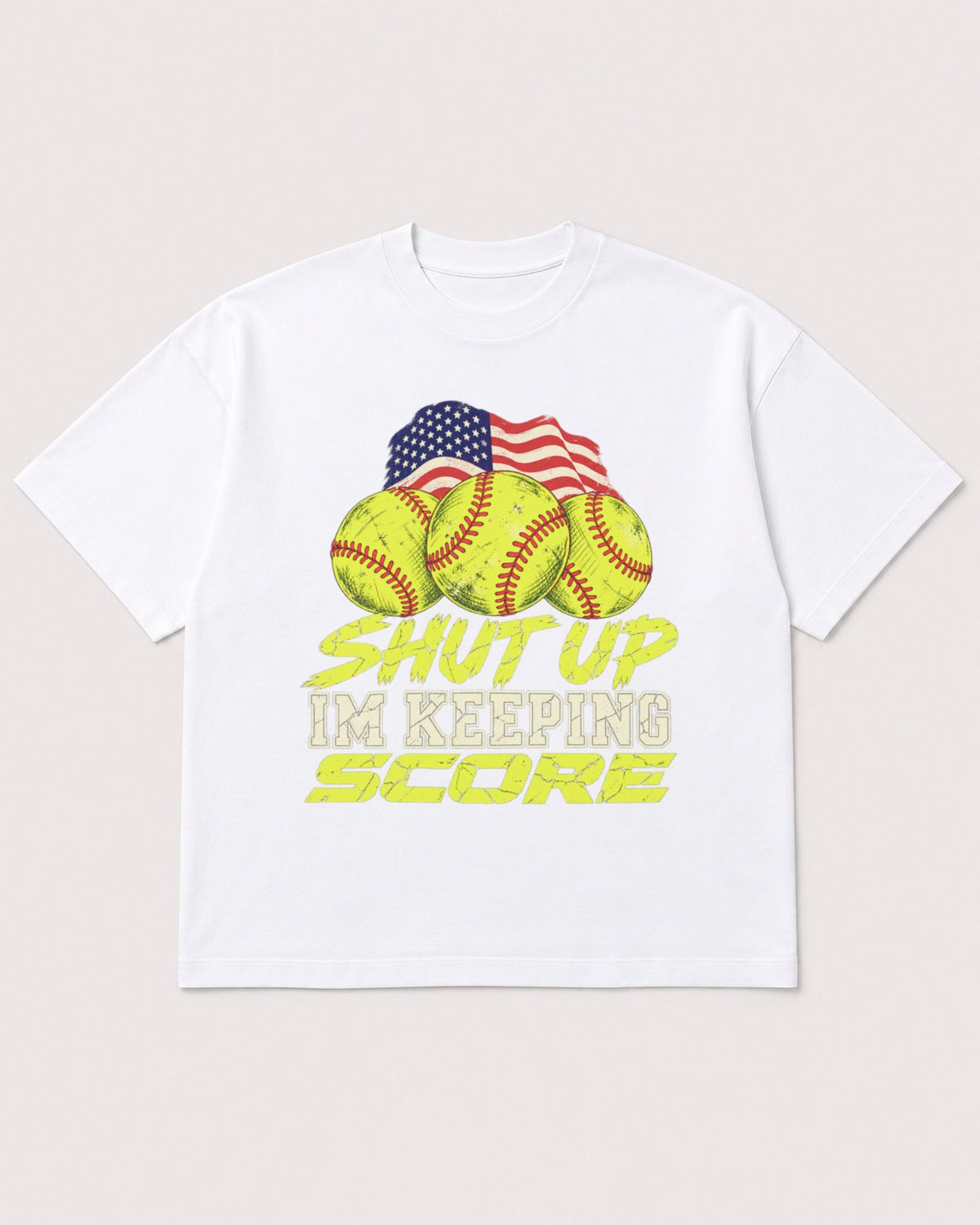 Mockup Boxy Heavyweight Tee White product